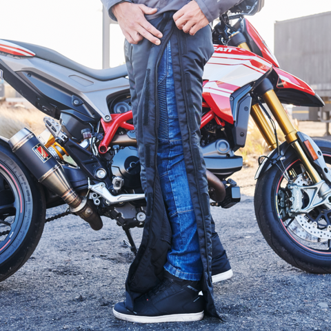 Men's Leather Motorcycle Pants Double Zipper Leather Pants Front and Rear Zipper  Trousers Oktoberfest Leather Pants | Wish